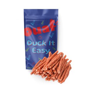 Ouaf Bâtonnets Kabanos Canard & Riz – Friandises pour chien riches en viande