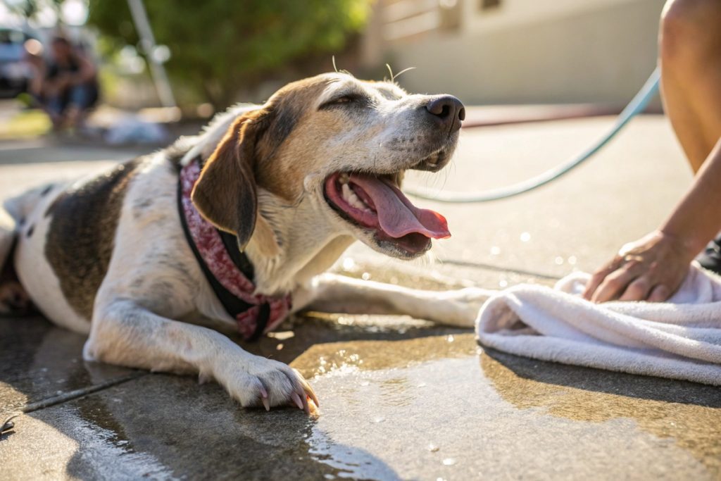 Coup de chaleur chez le chien : symptômes et premiers secours