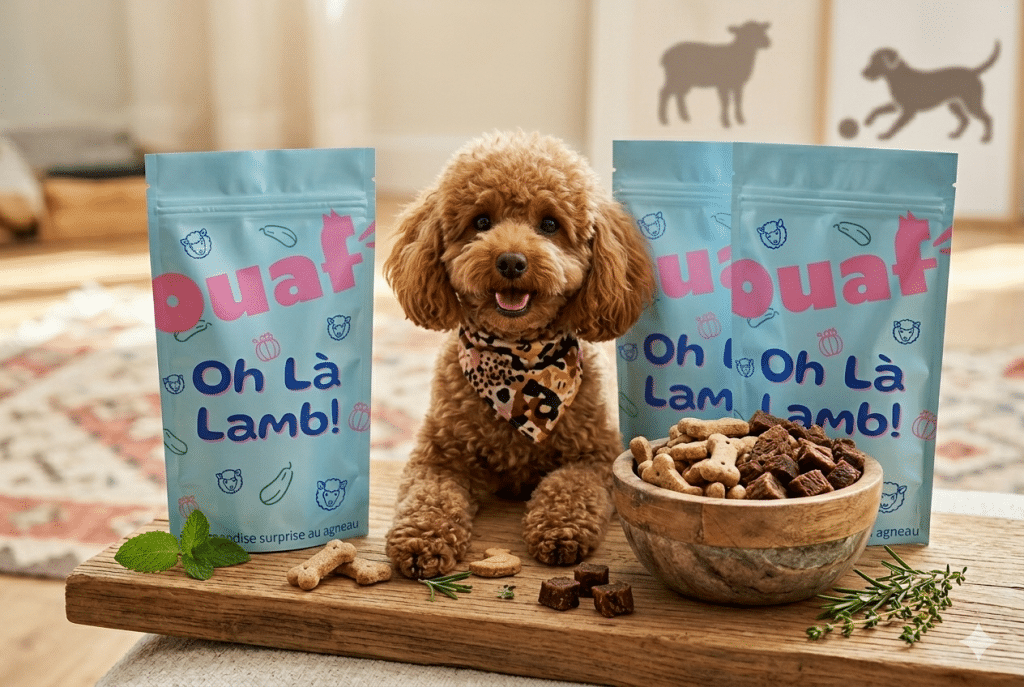Friandises à l’agneau pour chien