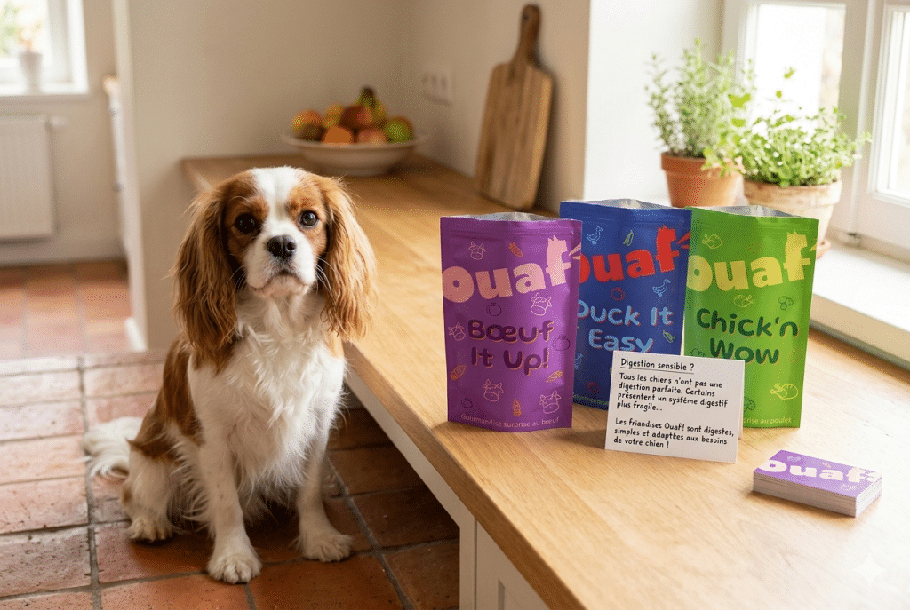 Friandises pour chien à estomac sensible
