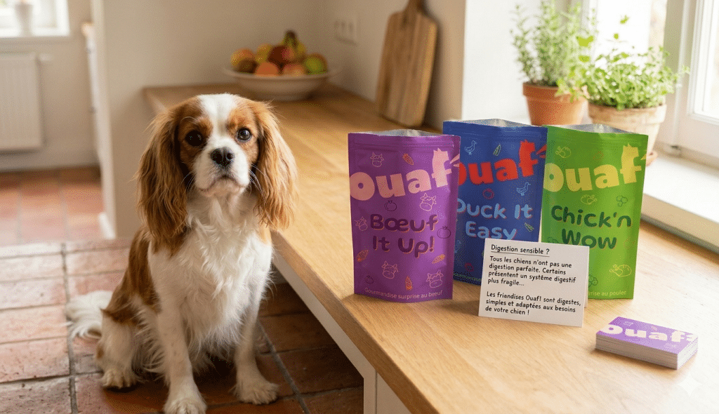 Friandises pour chien à estomac sensible
