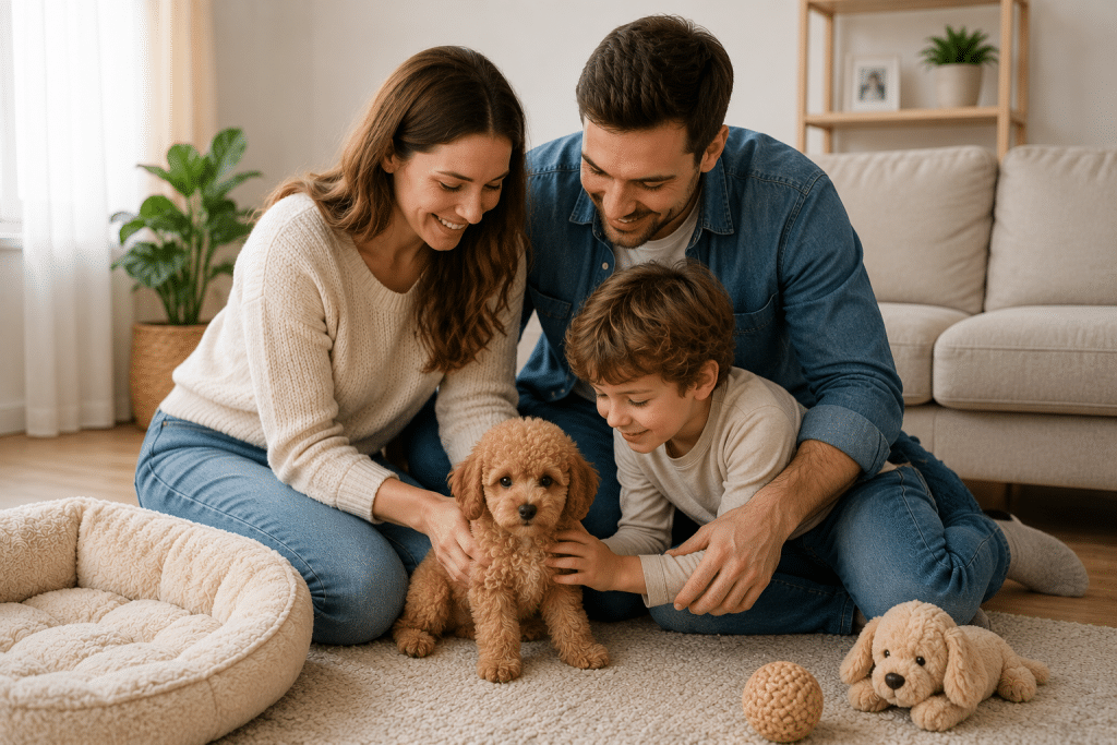 Les premiers jours du chiot dans sa nouvelle famille : comment l&rsquo;aider à bien s&rsquo;adapter ?