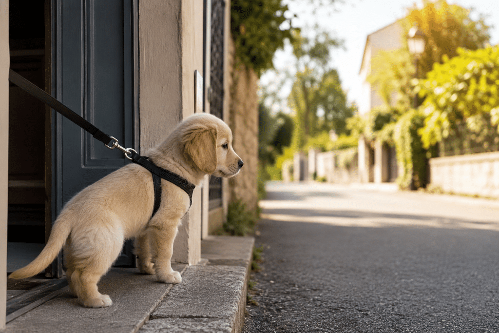 À quel âge sortir un chiot pour la première fois ?