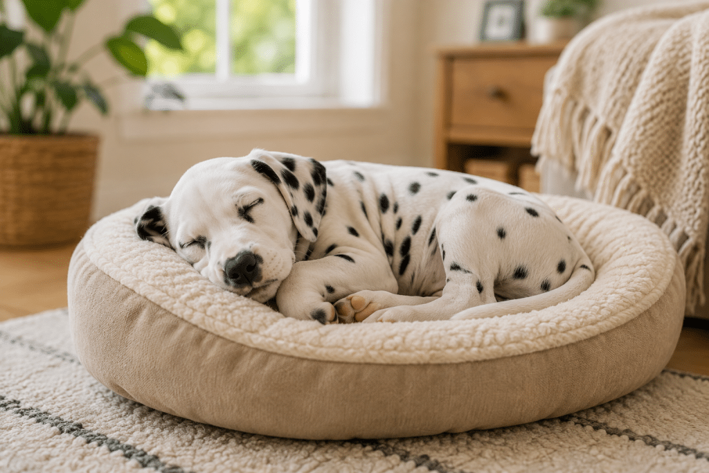 Combien de temps dort un chiot ?