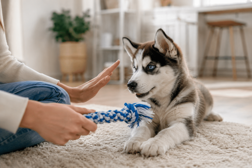 Comment empêcher un chiot de mordiller ?